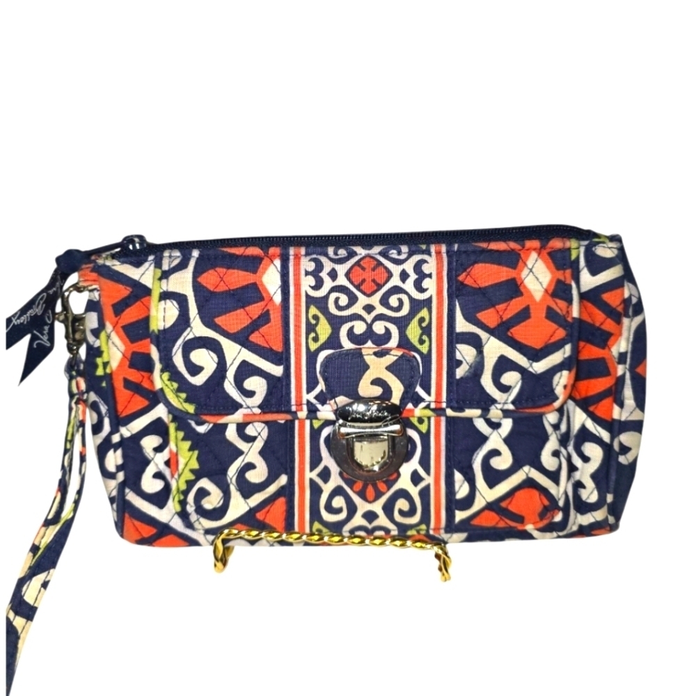 Vera Bradley Boho Eccentric Quilted Wristlet
